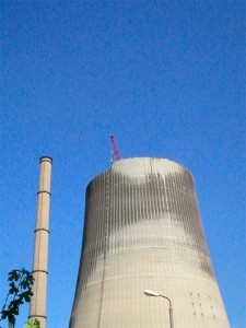 Lippendorf/ Rückbau Kühlturm